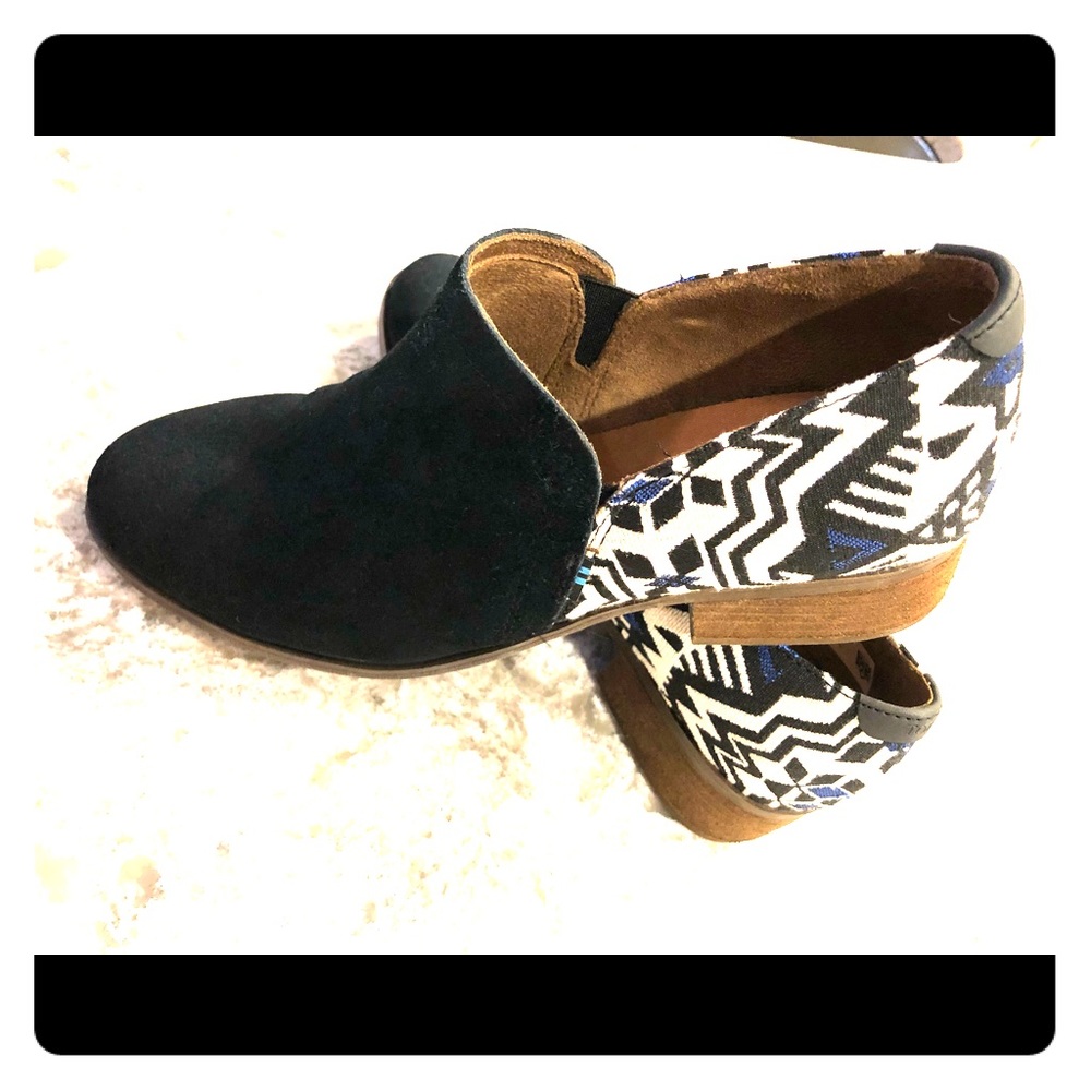 TOMS slip on cut out bootie